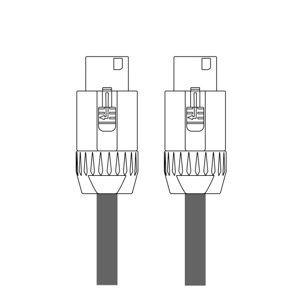 NEXT Speaker cable 8 x 4mm² NL8 0.7m